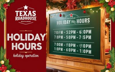 Texas Roadhouse Holiday Hours 2024 | Near Me Location